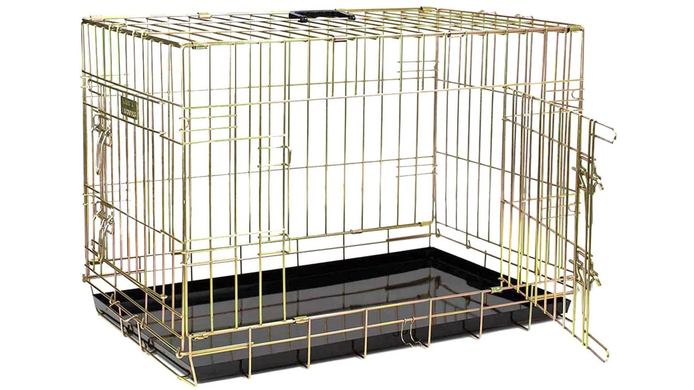 Lords &amp;amp; Labradors gold dog crate is suitable for puppies