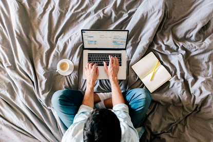 will we be in lockdown until March 2021 - woman research on laptop