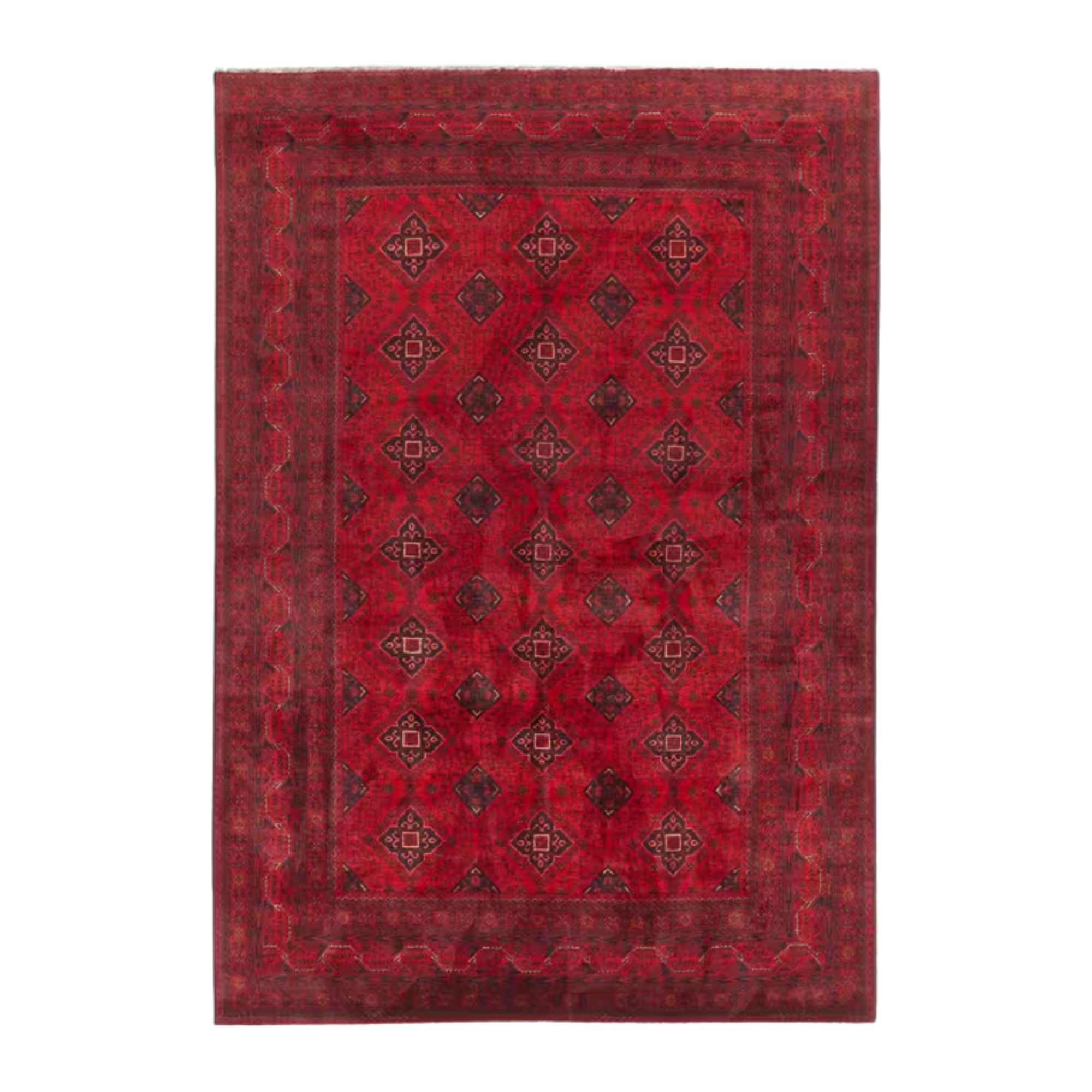 Gooch Luxury, Hand Knotted Khal Mohammadi Rug, Red
