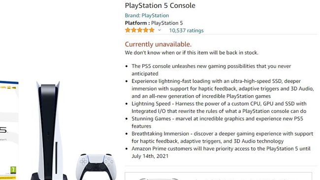 Amazon's PS5 restock is exclusive to Prime members bad