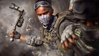 Battlefield 6: Key art for Season 3 showing a soldier tapping an enemy on the shoulder while raising their other arm to hit them with an EOD bot arm melee weapon.