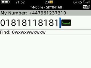 BlackBerry curve 3g: smart dial