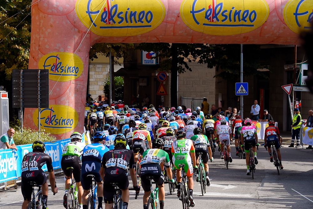 The GP Bruno Beghelli peloton