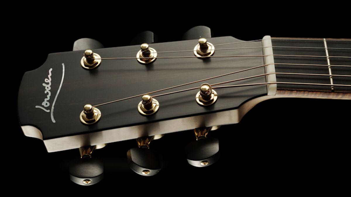Headstock front detail