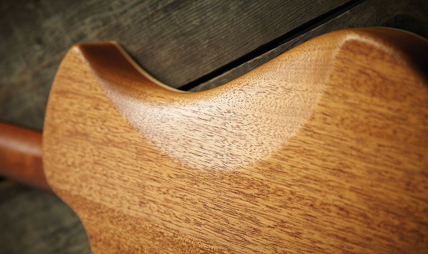 The Halfbreed's flat-top also has a generously curvy rib-cage contour