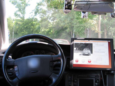 In production cars, the Drivsco system will be integrated into dashboard computers