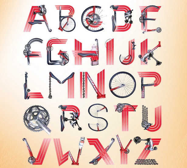 Jilly Cooper - Bicycle Typeface