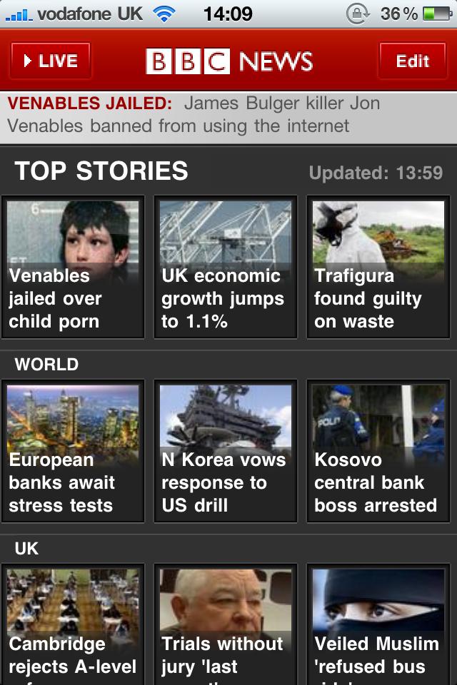 Hands On: BBC News App Review | TechRadar