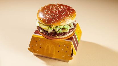 A McDonald&rsquo;s Big Arch burger is seen in a promotional photo. 