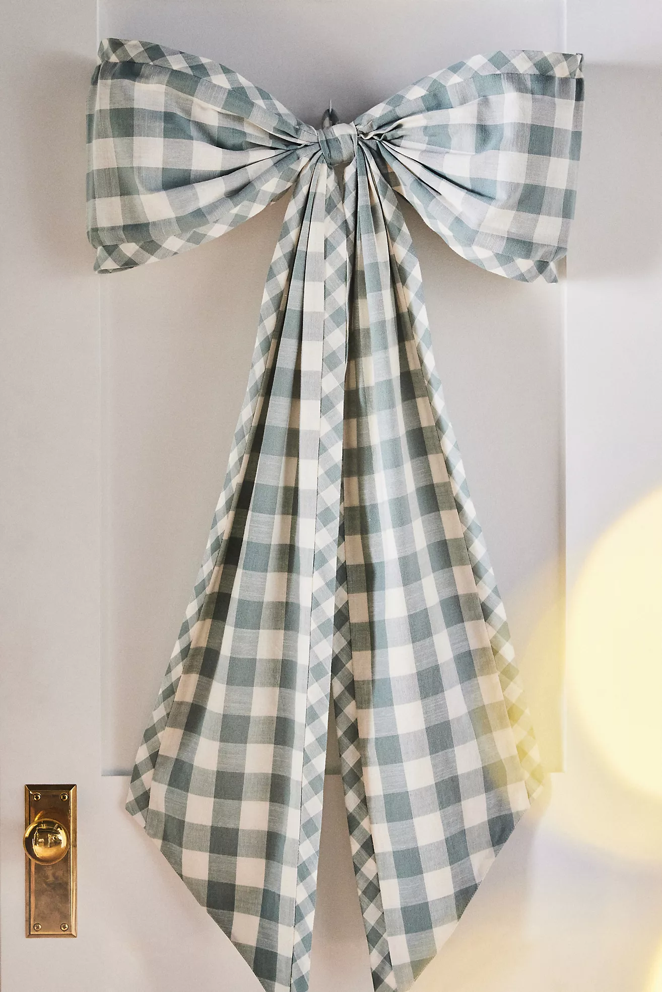 Gingham Bow Tree Topper