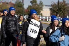 TPS supporters march