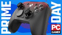 A GameSir controller on a Prime Day banner with the PC Gamer logo.