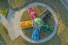 south korea from above