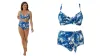 Seaspray Capri Draped Underwired Bikini Top and High Waist Tie Bikini Brief