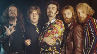 Hammond, centre, with Jethro Tull