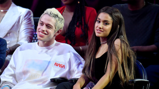 Pete Davidson And Ariana Grande at MTVs 2018 VMAs at Radio City Hall NYC