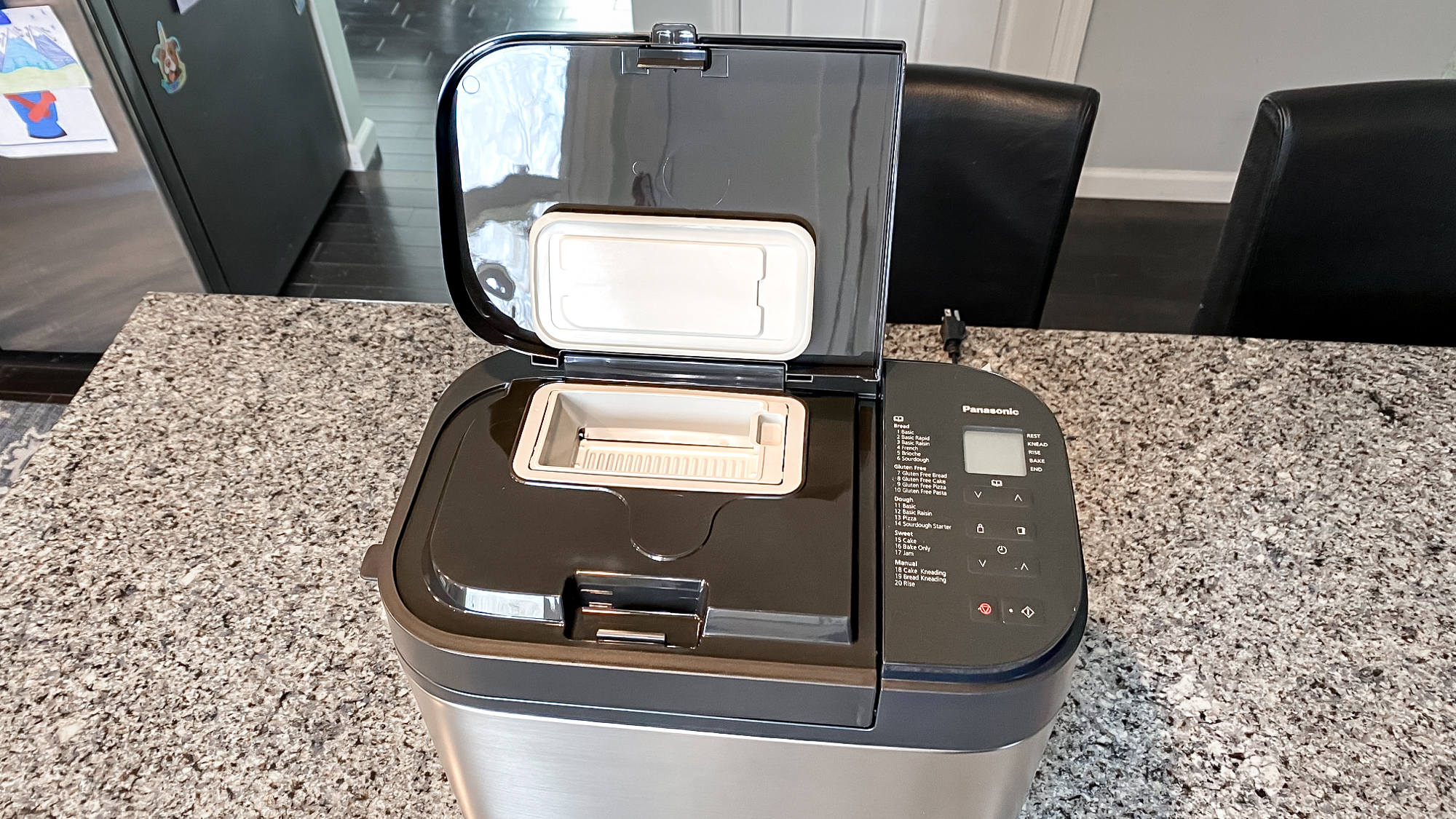 Panasonic Automatic Bread Maker on a kitchen counter