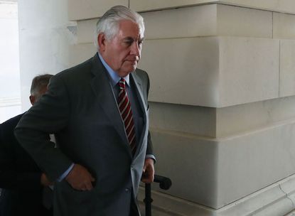 Rex Tillerson is just "taking a little time off"