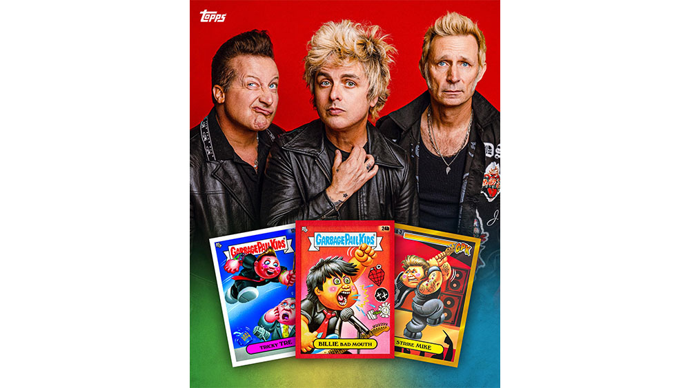 Green Day Garbage Pail Kids cards