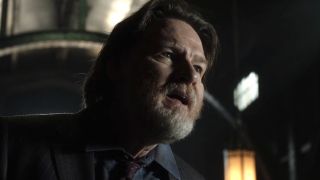 Screenshot of Harvey Bullock listening to Jim in Gotham