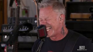 Metallica's James Hetfield performs at BlizzConline