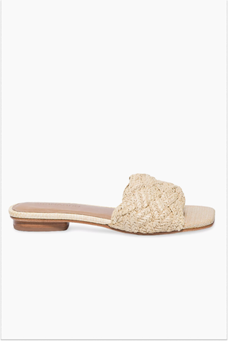 Pixie Raffia Woven Sandals