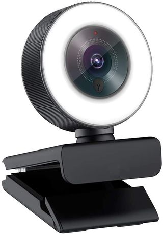 Angetube Streaming Webcam Built In Light Ring