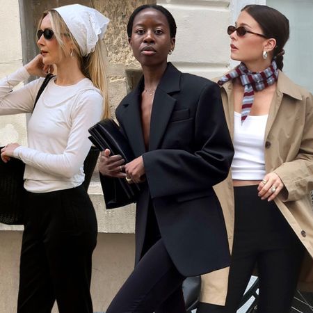 fashion collage three European style influencers wearing the summer 2026 capri pants trend