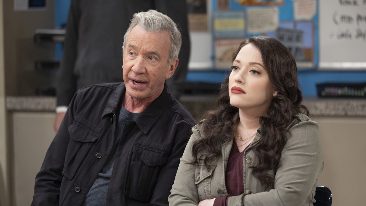 Tim Allen and Kat Dennings in Shifting Gears