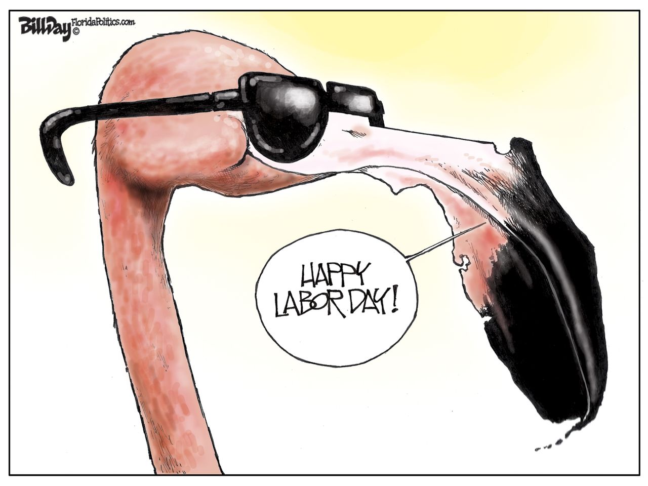 Editorial cartoon U.S. Labor Day