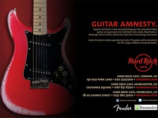 Hard rock cafe guitar amnesty