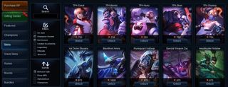 Buy some new skin for your favorite champions.