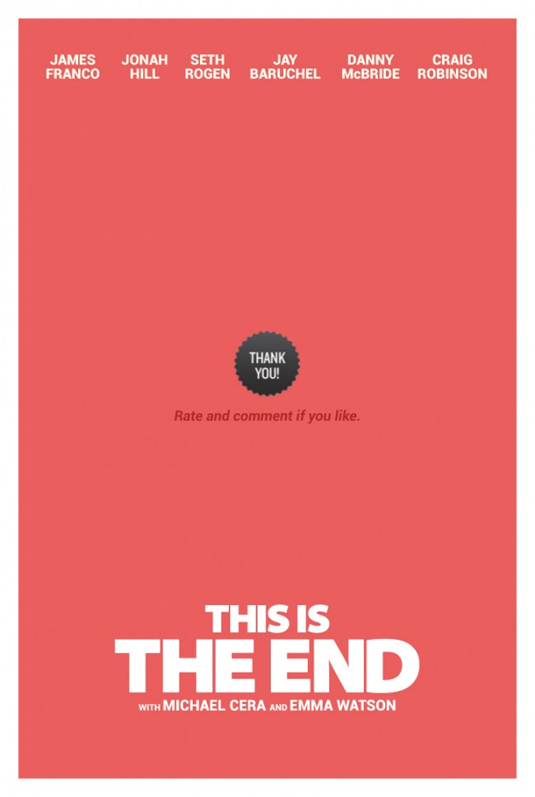 minimalist film posters