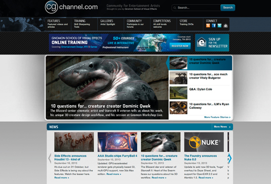 CG Channel features regular inspirational and informative features on Maya-based projects