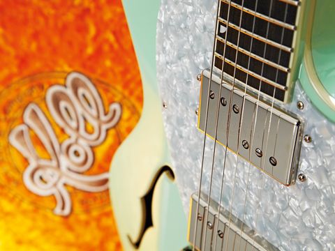 The Koll's ultra-cool vintage vibe mixes Fender, Ricky and Danelectro cues.