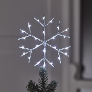 Snowflake LED Tree Topper, Lights4fun