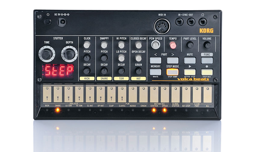 The Volca Beats takes some inspiration from Roland&#039;s tiny vintage TR808 machine