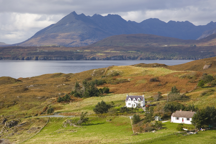 The Scottish highlands