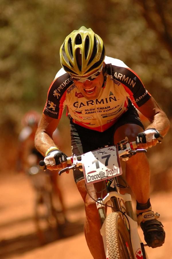 Jure Robic on the climb of the CREB Track