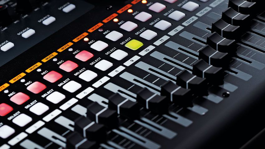 There's a solid feel to all of the knobs and faders
