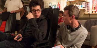 Josh Boone with Nat Wolff making The Fault In Our Stars