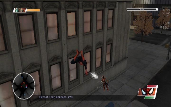 Spider-Man: Web of Shadows  (PS2) Gameplay 