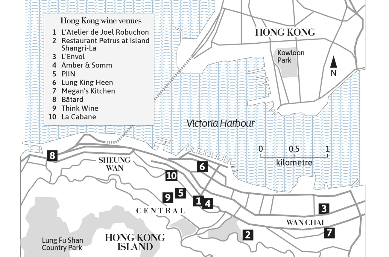 Hong Kong map
