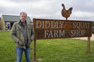 Jeremy Clarkson on his farm.