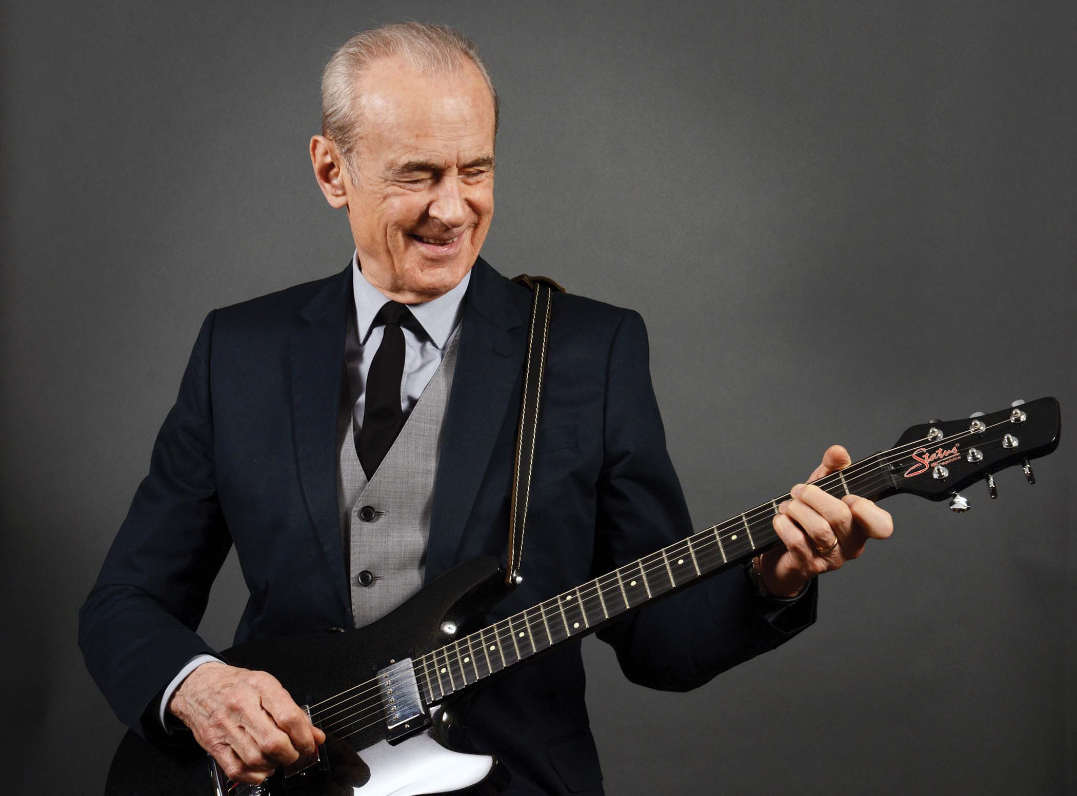 Francis Rossi with his Status Slipstream: After Quo&amp;rsquo;s Andy Bown purchased one, Francis was so impressed that he bought one himself and used it&amp;nbsp;extensively on the&amp;nbsp;new record