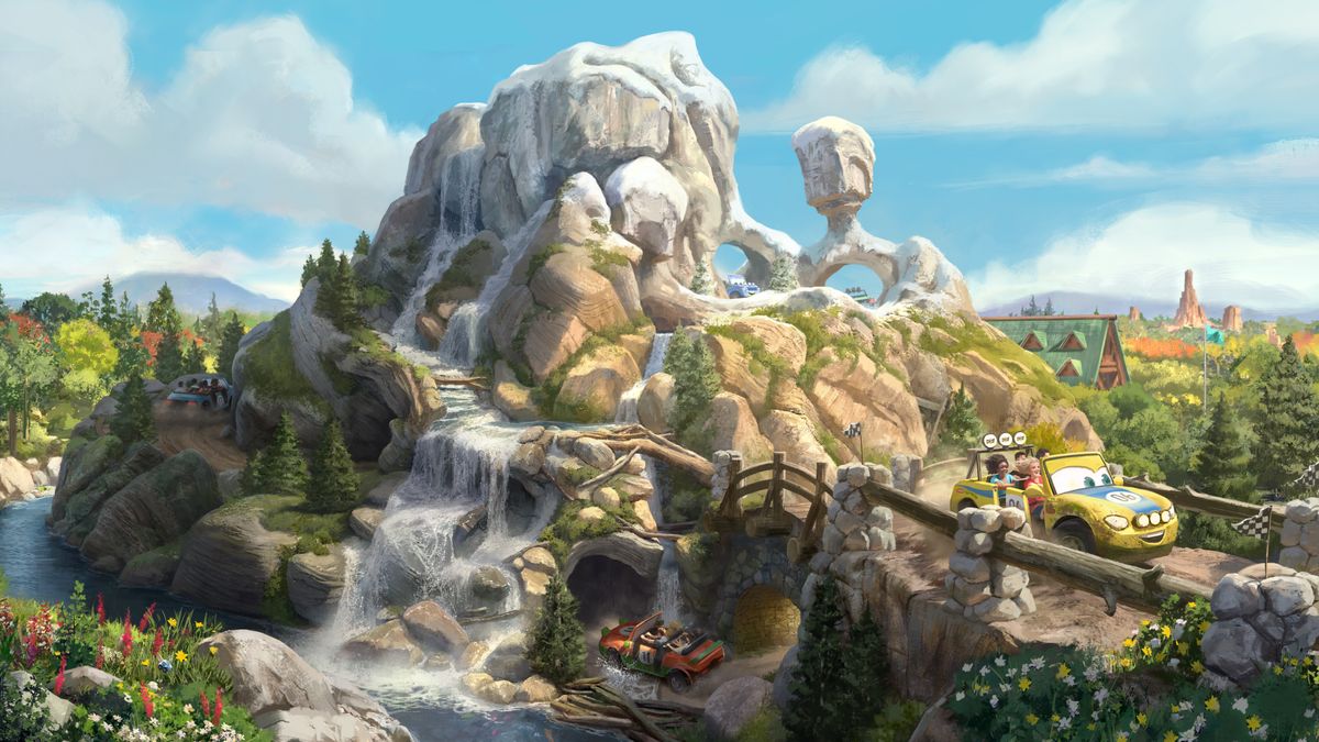 Cars Ridge Run Rally at Magic Kingdom, Concept Art