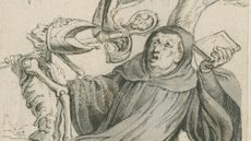 Rubens' early sketch of The Abbot and Death (c. 1590)