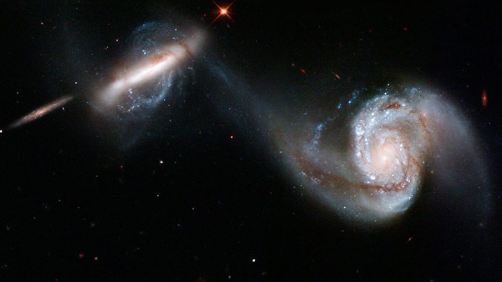 Galactic Collisions Act As A 'cosmic Delivery Service' For Hungry ...