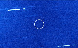 This view of the interstellar object 'Oumuamua was captured by the 4.2-meter William Herschel Telescope in La Palma in Spain's Canary Islands.