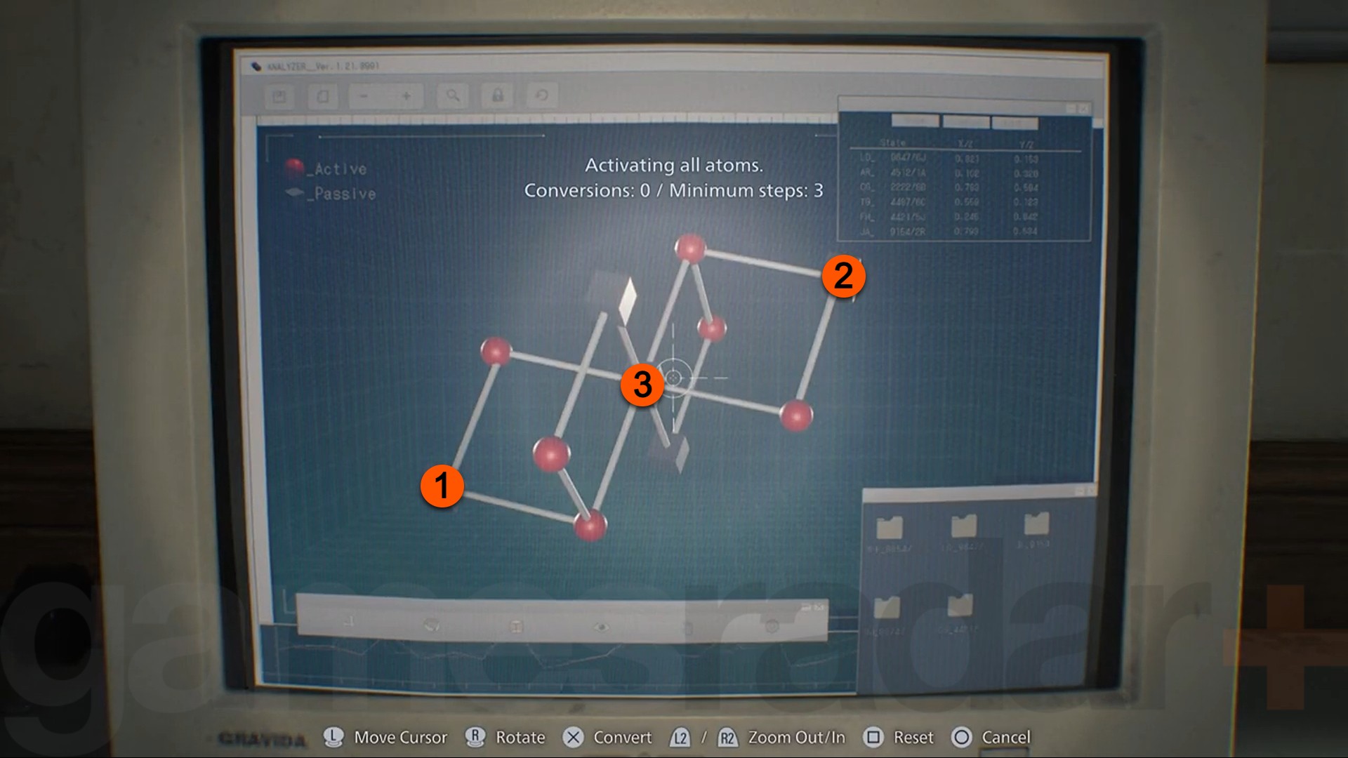 One of the Resident Evil Requiem analyzer puzzles
